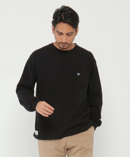 ikka（イッカ）の「URBAN NATURE LIFE USAコットンポケロンT（Tシャツ/カットソー・メンズ・オフホワイト/ブラック/ネイビー・L/M/XL）」の3枚目の写真