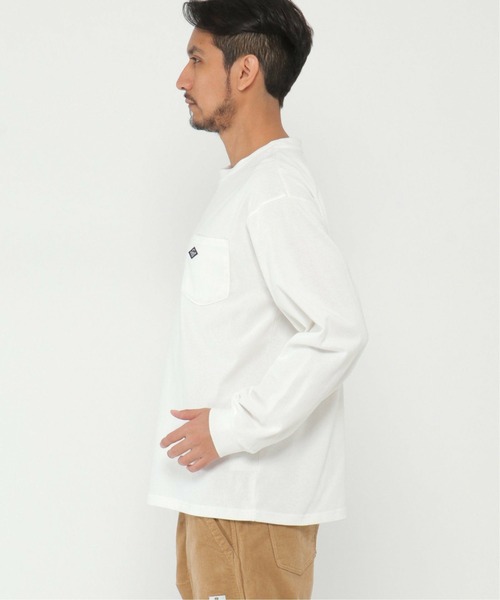 ikka（イッカ）の「URBAN NATURE LIFE USAコットンポケロンT（Tシャツ/カットソー・メンズ・オフホワイト/ブラック/ネイビー・L/M/XL）」の5枚目の写真