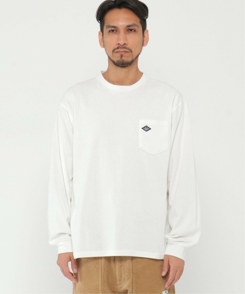 ikka（イッカ）の「URBAN NATURE LIFE USAコットンポケロンT（Tシャツ/カットソー・メンズ・オフホワイト/ブラック/ネイビー・L/M/XL）」の7枚目の写真