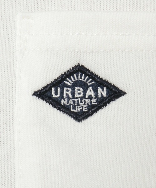 ikka（イッカ）の「URBAN NATURE LIFE USAコットンポケロンT（Tシャツ/カットソー・メンズ・オフホワイト/ブラック/ネイビー・L/M/XL）」の13枚目の写真