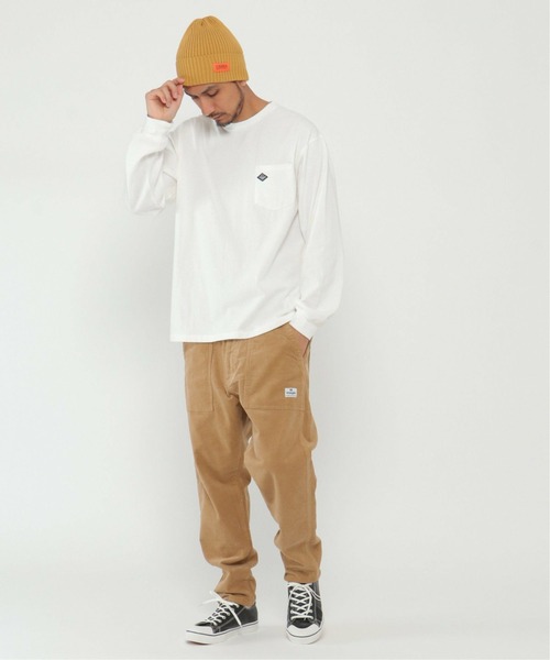 ikka（イッカ）の「URBAN NATURE LIFE USAコットンポケロンT（Tシャツ/カットソー・メンズ・オフホワイト/ブラック/ネイビー・L/M/XL）」の18枚目の写真