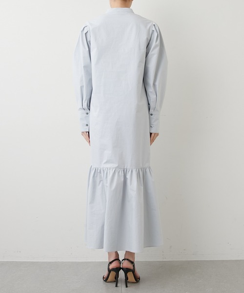 GALLARDAGALANTE（ガリャルダガランテ）の「ティアードシャツワンピース（シャツワンピース・レディース・ライトグレー/ネイビー・FREE）」の19枚目の写真