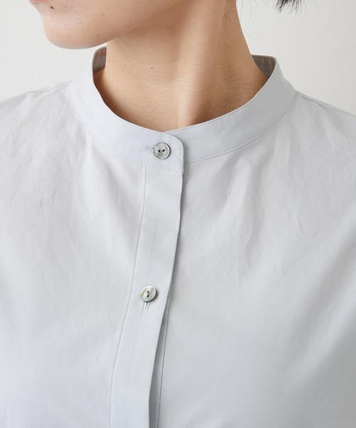 GALLARDAGALANTE（ガリャルダガランテ）の「ティアードシャツワンピース（シャツワンピース・レディース・ライトグレー/ネイビー・FREE）」の20枚目の写真