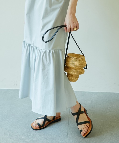 GALLARDAGALANTE（ガリャルダガランテ）の「ティアードシャツワンピース（シャツワンピース・レディース・ライトグレー/ネイビー・FREE）」の9枚目の写真