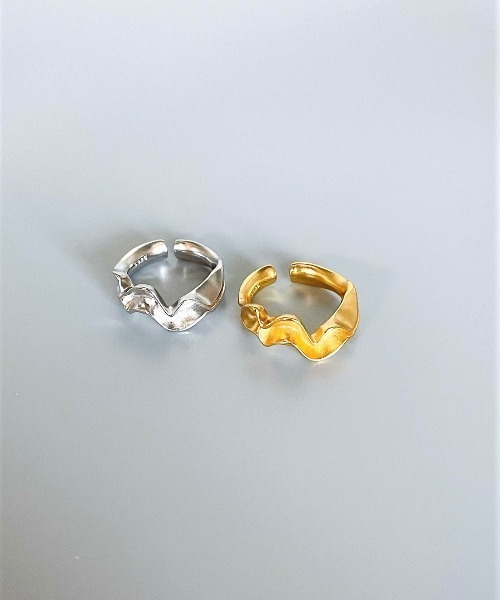 mou(モウ)の「S925 Double fluttering ring(リング・レディース・シルバー/ゴールド・FREE)」の3枚目の写真