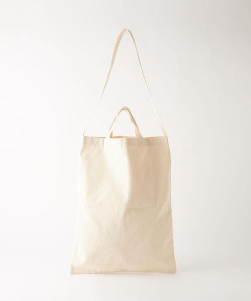 SOMETHING（サムシング）の「＜SOMETHING (サムシング)＞ HNMR ショルダー トート バッグ（トートバッグ・レディース・オフホワイト・FREE）」の4枚目の写真