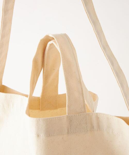 SOMETHING（サムシング）の「＜SOMETHING (サムシング)＞ HNMR ショルダー トート バッグ（トートバッグ・レディース・オフホワイト・FREE）」の2枚目の写真