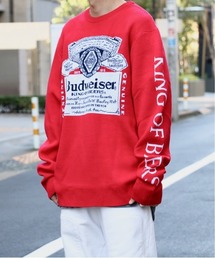 SHINESTY /シャイネスティー BUDWEISER CREW SWEATER バドワイザーセーター