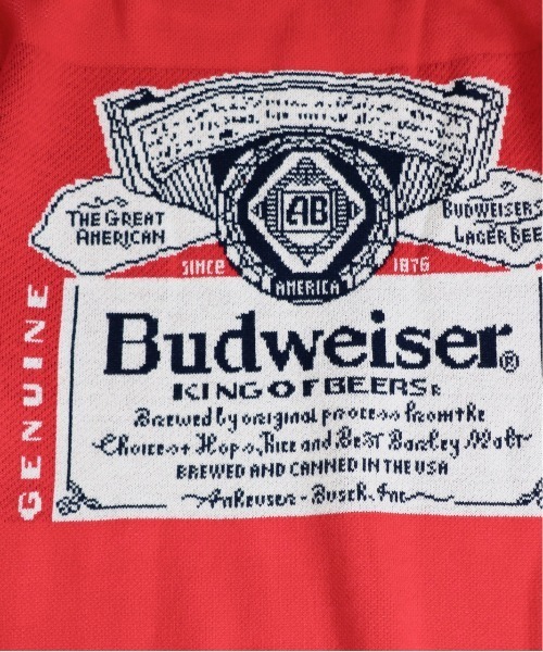 C.E.L.STORE（セルストア）の「SHINESTY /シャイネスティー BUDWEISER CREW SWEATER バドワイザーセーター（ニット/セーター・メンズ・レッド・LARGE/X-LARGE/XX-LARGE）」の6枚目の写真