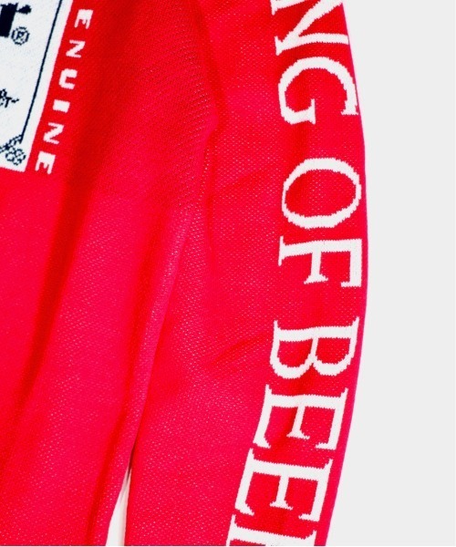 C.E.L.STORE（セルストア）の「SHINESTY /シャイネスティー BUDWEISER CREW SWEATER バドワイザーセーター（ニット/セーター・メンズ・レッド・LARGE/X-LARGE/XX-LARGE）」の8枚目の写真