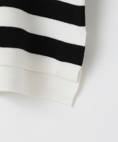 LOWRYS FARM(ローリーズファーム)の「ニットボーダーLS 261482(ニット/セーター・キッズ・ブラック/レッド/ブルー・110cm/120cm/130cm/140cm/150cm)」の8枚目の写真