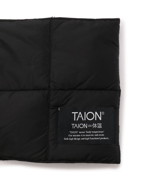 TAION(タイオン)の「TAION/タイオン BASIIC DOWN SCARF ベーシックダウンスカーフ(マフラー・メンズ・オリーブ/グレー/ベージュ/ブラック・FREE)」の9枚目の写真