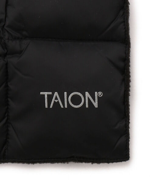 TAION(タイオン)の「TAION/タイオン BASIIC DOWN SCARF ベーシックダウンスカーフ(マフラー・メンズ・オリーブ/グレー/ベージュ/ブラック・FREE)」の8枚目の写真