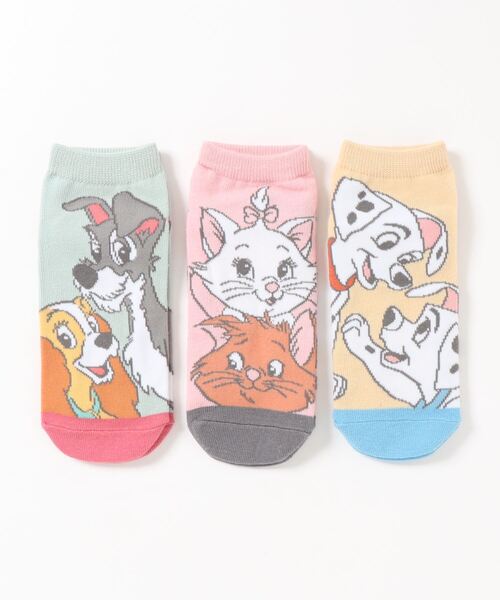 Disney(ディズニー)の「【 Disney 】 限定商品 ディズニー キャラックス3Pセット(ソックス/靴下・レディース・その他4/その他3/その他2/その他1・FREE)」の3枚目の写真