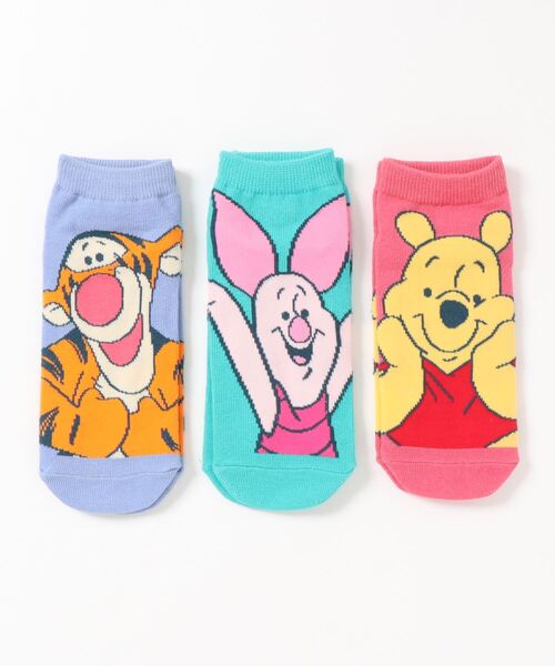 Disney(ディズニー)の「【 Disney 】 限定商品 ディズニー キャラックス3Pセット(ソックス/靴下・レディース・その他4/その他3/その他2/その他1・FREE)」の4枚目の写真