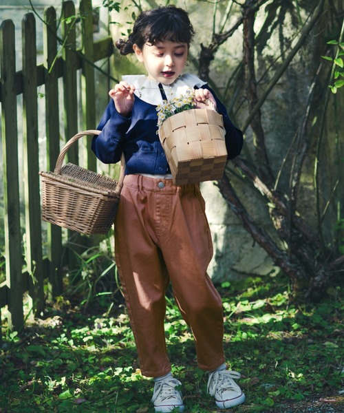 BRANSHES(ブランシェス)の「ショート丈カーディガン(カーディガン/ボレロ・キッズ・ネイビー/オフホワイト・100/110/120/130/140/150/90)」の18枚目の写真