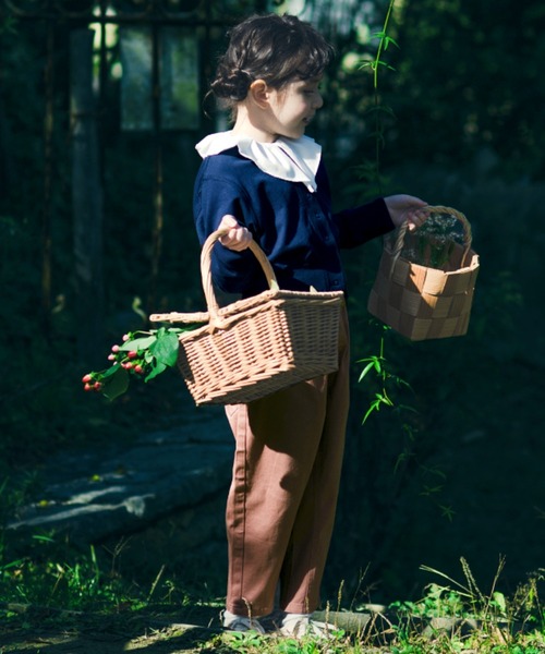 BRANSHES(ブランシェス)の「ショート丈カーディガン(カーディガン/ボレロ・キッズ・ネイビー/オフホワイト・100/110/120/130/140/150/90)」の19枚目の写真