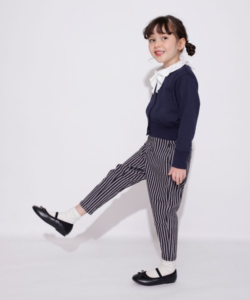 BRANSHES(ブランシェス)の「ショート丈カーディガン(カーディガン/ボレロ・キッズ・ネイビー/オフホワイト・100/110/120/130/140/150/90)」の12枚目の写真