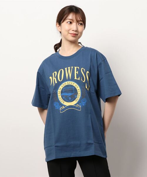 ARCHIVER(アーカイバ)の「【Bl】天竺プリントTシャツ 半袖(Tシャツ/カットソー・レディース・ブルー/杢グレー/スミクロ・LARGE/MEDIUM/FREE)」の15枚目の写真