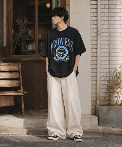ARCHIVER(アーカイバ)の「【Bl】天竺プリントTシャツ 半袖(Tシャツ/カットソー・レディース・ブルー/杢グレー/スミクロ・LARGE/MEDIUM/FREE)」の9枚目の写真