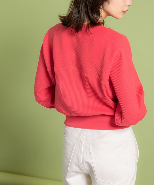 KBF（ケイビーエフ）の「ドロップショルダードット釦カーディガン（カーディガン/ボレロ・レディース・ブラック/カーキ/ピンク/イエロー系その他・ONE）」の13枚目の写真