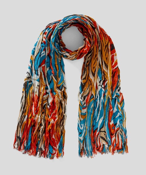 BENETTON (UNITED COLORS OF BENETTON)（ベネトンユナイテッドカラーズオブベネトン）の「総柄ストール（ストール/ショール・レディース・イエロー系その他/ブラウン系その他・ONE SIZE）」の2枚目の写真