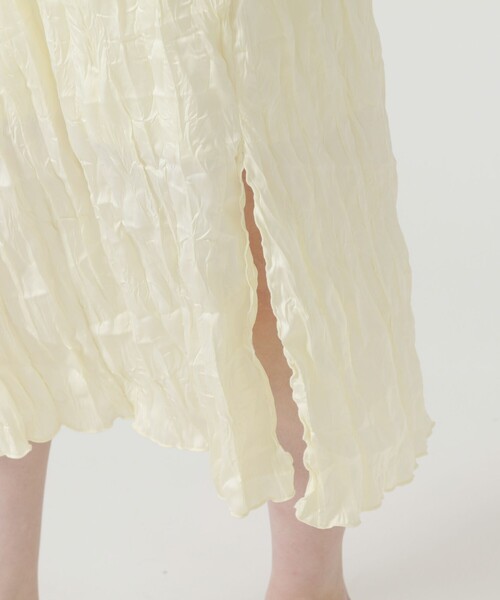 LOVELESS（ラブレス）の「【ドラマ着用商品】ウェーブプリーツ Iラインスカート（スカート・レディース・グリーン系その他3/ペールイエロー・FREE）」の8枚目の写真