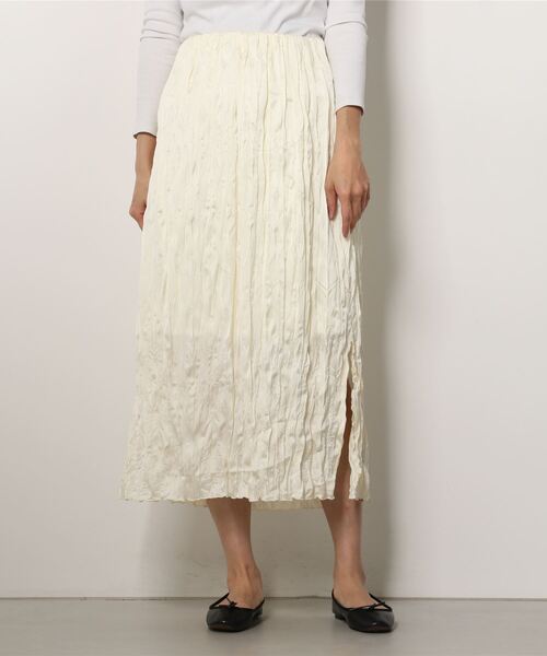 LOVELESS（ラブレス）の「【ドラマ着用商品】ウェーブプリーツ Iラインスカート（スカート・レディース・グリーン系その他3/ペールイエロー・FREE）」の13枚目の写真