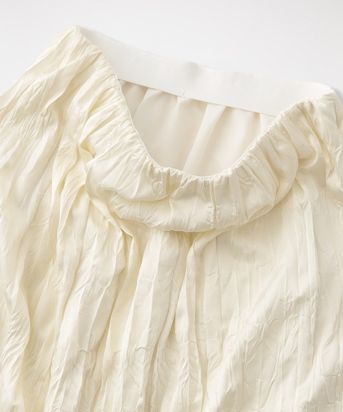 LOVELESS（ラブレス）の「【ドラマ着用商品】ウェーブプリーツ Iラインスカート（スカート・レディース・グリーン系その他3/ペールイエロー・FREE）」の19枚目の写真