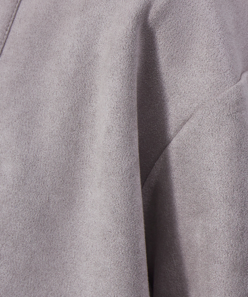 ABAHOUSE GRAY（アバハウスグレイ）の「【アンサンブル対応】ネオスエード ボタンレス カーディガン（カーディガン/ボレロ・メンズ・グレー/ベージュ/グレイッシュブルー/ブラック・46/48）」の13枚目の写真
