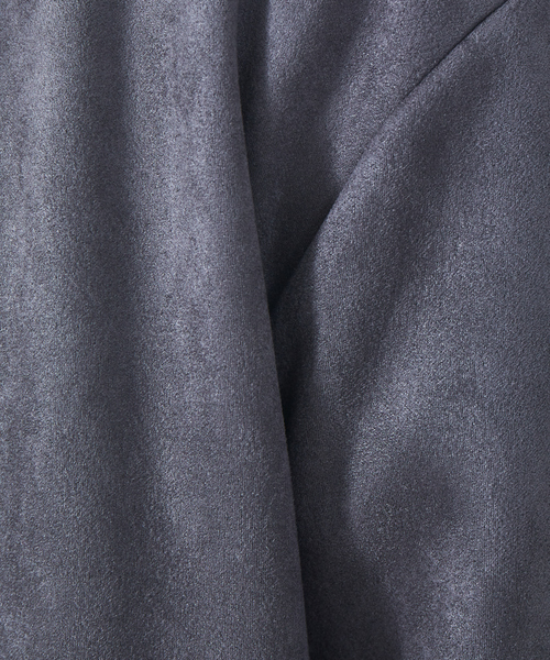 ABAHOUSE GRAY（アバハウスグレイ）の「【アンサンブル対応】ネオスエード ボタンレス カーディガン（カーディガン/ボレロ・メンズ・グレー/ベージュ/グレイッシュブルー/ブラック・46/48）」の19枚目の写真