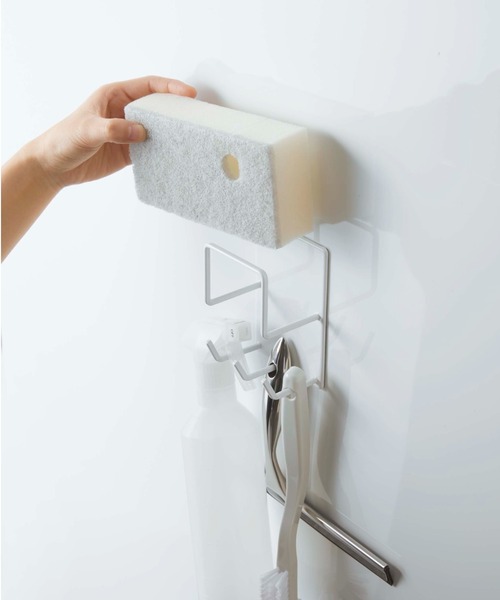 tower（タワー）の「WEB限定 tower マグネットバスルームクリーニングツールホルダー ホワイト（バス/トイレグッズ・レディース・ホワイト・FREE）」の2枚目の写真