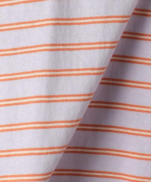 green label relaxing（グリーンレーベルリラクシング）の「【WEB限定】TJ ボーダー ビッグTシャツ 100cm-160cm★★（Tシャツ/カットソー・キッズ・ネイビー/オフホワイト/ライラック・110cm/100cm/120cm/130cm/140cm/150cm/160cm）」の10枚目の写真