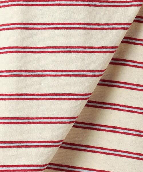 green label relaxing（グリーンレーベルリラクシング）の「【WEB限定】TJ ボーダー ビッグTシャツ 100cm-160cm★★（Tシャツ/カットソー・キッズ・ネイビー/オフホワイト/ライラック・110cm/100cm/120cm/130cm/140cm/150cm/160cm）」の12枚目の写真