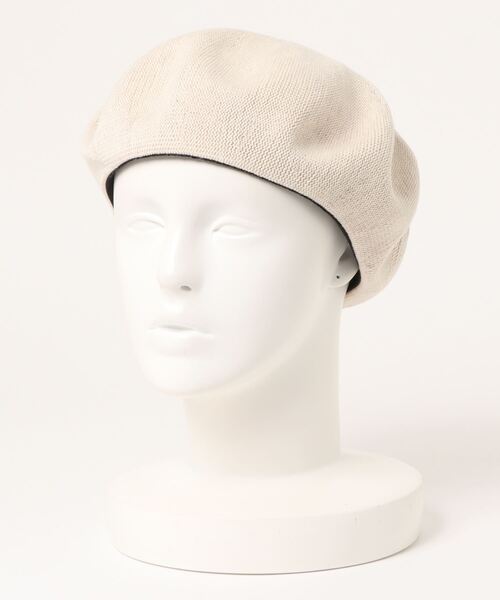 earth music&ecology（アースミュージックアンドエコロジー）の「サーモベレー帽（ハンチング/ベレー帽・レディース・ブラック/アイボリー/グレー・FREE）」の5枚目の写真