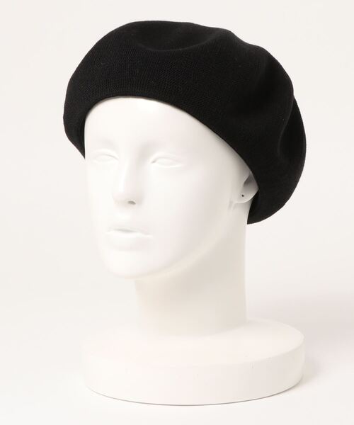 earth music&ecology（アースミュージックアンドエコロジー）の「サーモベレー帽（ハンチング/ベレー帽・レディース・ブラック/アイボリー/グレー・FREE）」の6枚目の写真