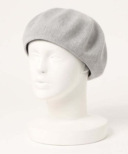 earth music&ecology（アースミュージックアンドエコロジー）の「サーモベレー帽（ハンチング/ベレー帽・レディース・ブラック/アイボリー/グレー・FREE）」の7枚目の写真