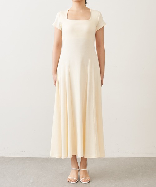 Whim Gazette(ウィムガゼット)の「【WEB限定】カップ付きワンピース(ワンピース・レディース・ブラウン/アイボリー・FREE)」の16枚目の写真
