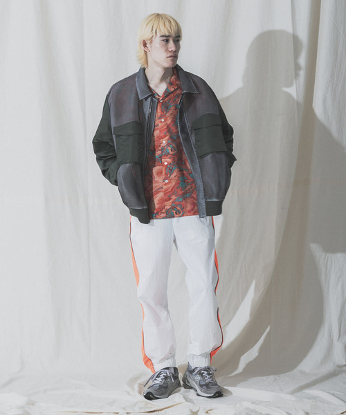 URBAN RESEARCH（アーバンリサーチ）の「URBAN RESEARCH iD　ナイロンサイドラインパンツ（その他パンツ・メンズ・ホワイト/ブラック/ピンクベージュ・MEDIUM/LARGE）」の5枚目の写真