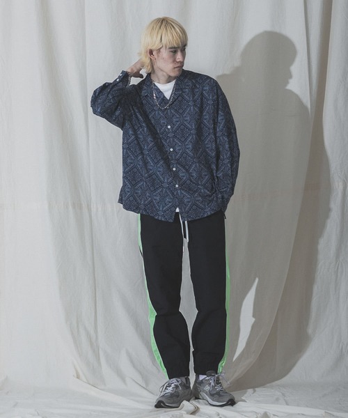 URBAN RESEARCH（アーバンリサーチ）の「URBAN RESEARCH iD　ナイロンサイドラインパンツ（その他パンツ・メンズ・ホワイト/ブラック/ピンクベージュ・MEDIUM/LARGE）」の10枚目の写真