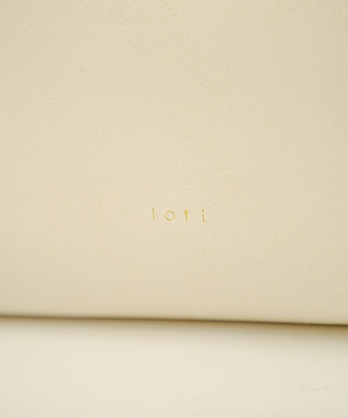 loti(ロティ)の「WEB限定 loti コインケース付きサイドリングトート(トートバッグ・レディース・オフホワイト/ブラック・ONE SIZE)」の4枚目の写真