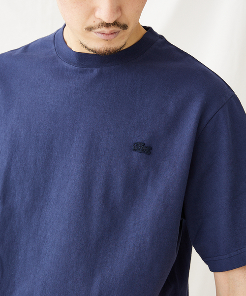 LACOSTE(ラコステ)の「【LACOSTE/ラコステ】ボディーサイズ ピグメント Tシャツ(Tシャツ/カットソー・メンズ・ホワイト/ブラック/ネイビー/ベージュ・3/5/4)」の7枚目の写真