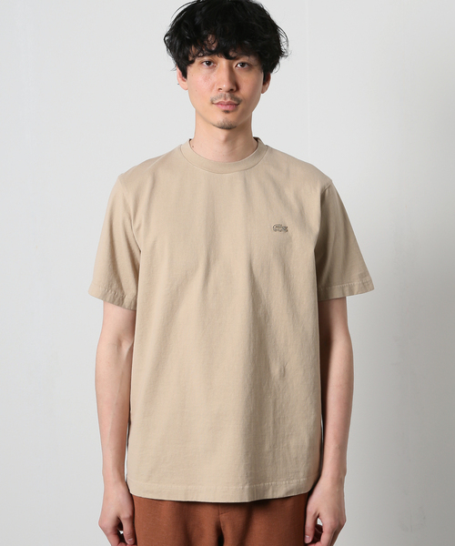LACOSTE(ラコステ)の「【LACOSTE/ラコステ】ボディーサイズ ピグメント Tシャツ(Tシャツ/カットソー・メンズ・ホワイト/ブラック/ネイビー/ベージュ・3/5/4)」の9枚目の写真