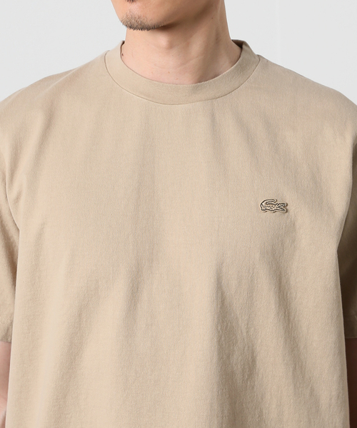 LACOSTE(ラコステ)の「【LACOSTE/ラコステ】ボディーサイズ ピグメント Tシャツ(Tシャツ/カットソー・メンズ・ホワイト/ブラック/ネイビー/ベージュ・3/5/4)」の12枚目の写真