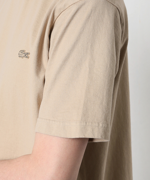 LACOSTE(ラコステ)の「【LACOSTE/ラコステ】ボディーサイズ ピグメント Tシャツ(Tシャツ/カットソー・メンズ・ホワイト/ブラック/ネイビー/ベージュ・3/5/4)」の15枚目の写真