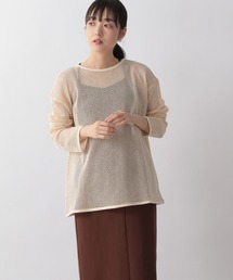 パッチワークメッシュTシャツ 274323