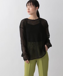 LOWRYS FARM | パッチワークメッシュＴシャツ　274323(Tシャツ/カットソー)