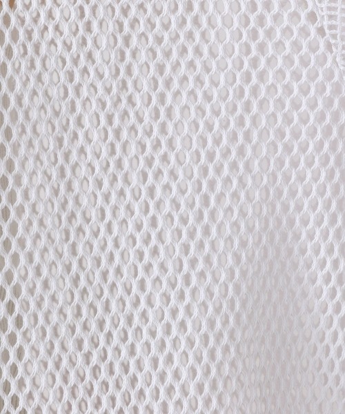 LOWRYS FARM（ローリーズファーム）の「パッチワークメッシュＴシャツ　274323（Tシャツ/カットソー・レディース・ブラック/グリーン/アイボリー/ホワイト・FREE）」の22枚目の写真