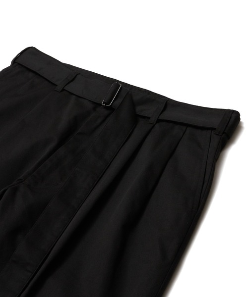 MSML(エムエスエムエル)の「RELAX WIDE PANTS(チノパンツ・メンズ・ブラック/ベージュ・L/M/S)」の6枚目の写真