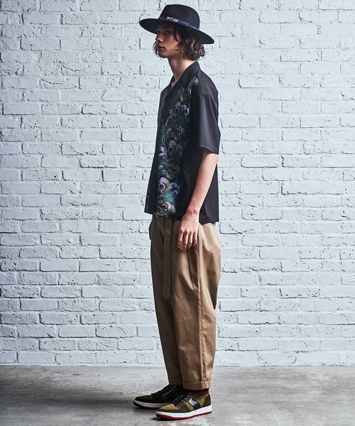 MSML(エムエスエムエル)の「RELAX WIDE PANTS(チノパンツ・メンズ・ブラック/ベージュ・L/M/S)」の16枚目の写真